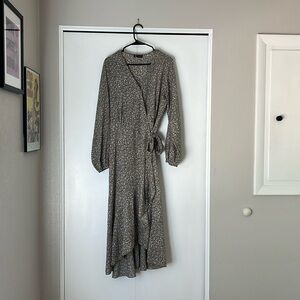 Pretty Garden Wrap Dress